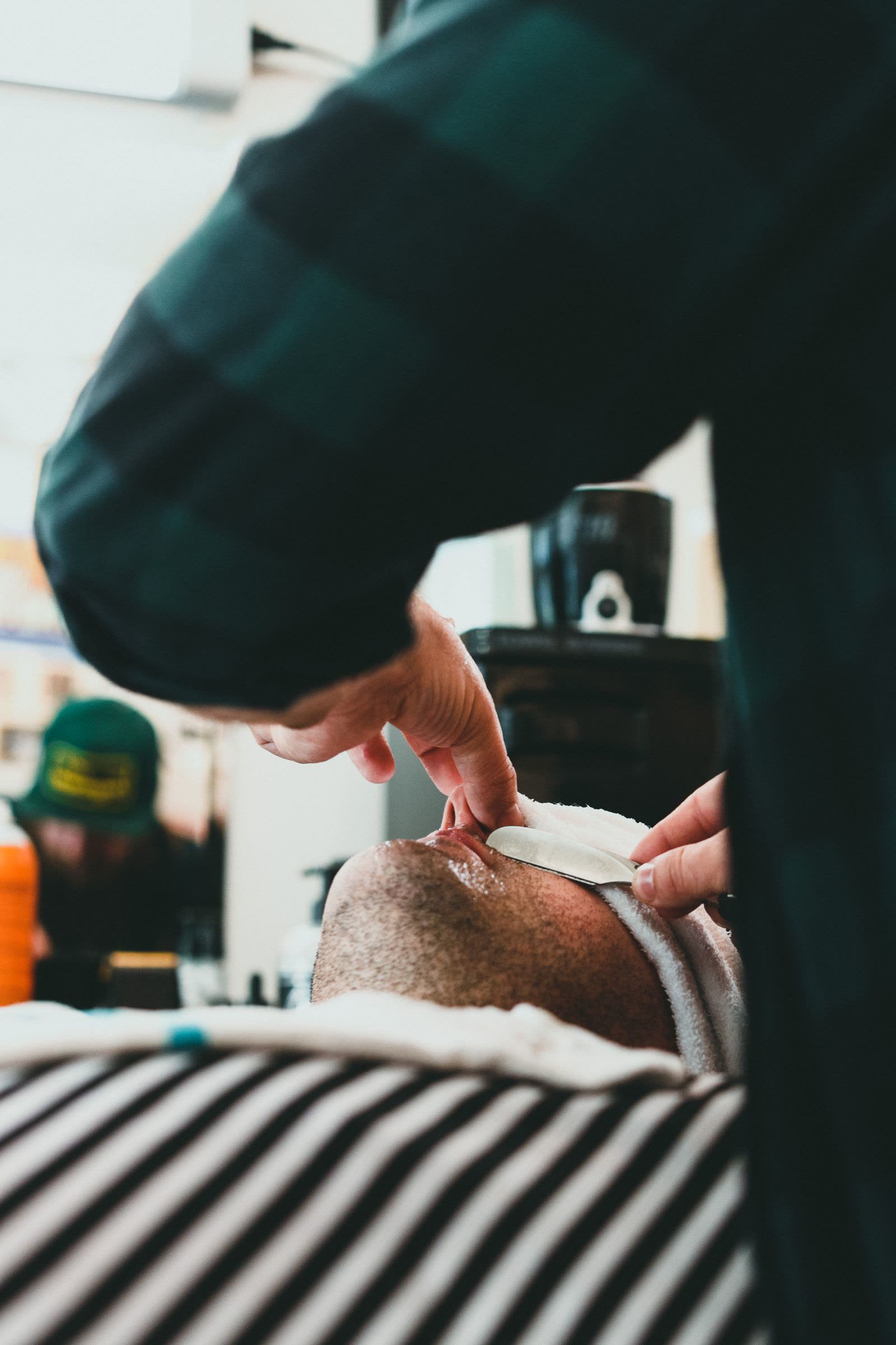 Classic hot-towel shave